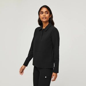 FIGS Nala Longsleeve Scrub Polo